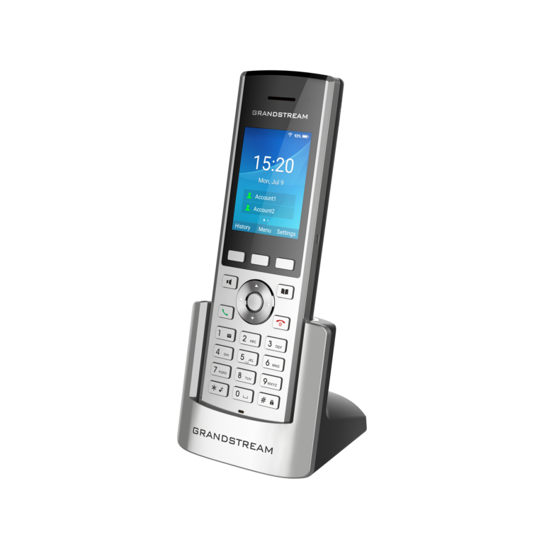 Grandstream 820 product as seen from the side.